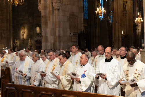 Chrisammesse 2024 mit KArdinal Schönborn im Wiener Stephansdom